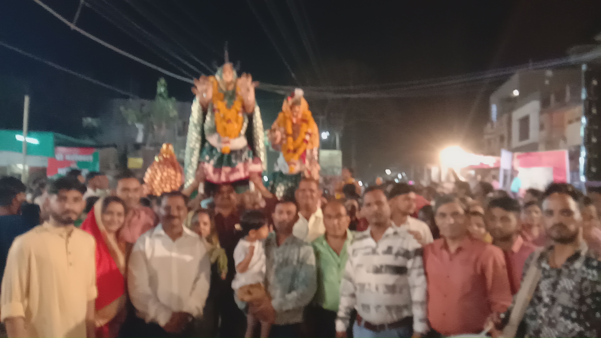 गुरव समाज अंजड़ ने मनाया गणगौर पर्व नम आंखों से दी माता को बिदाई