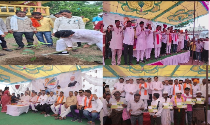 पाटी में हुआ जनपद स्तरीय संपूर्णता, अभियान कार्यक्रम  राज्यसभा सांसद सुमेर सिंह सोलंकी रहे उपस्थित