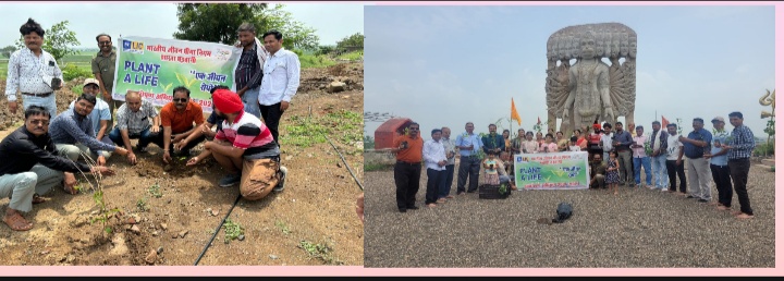 बड़वानी भारतीय जीवन बीमा निगम शाखा बड़वानी के  द्वारा एक पौधा अपनी माँ के नाम से पौधा रोपण कार्यक्रम  मलवाड़ा स्थित आश्रम में 251 पौधों लगाकर  रोपण किया