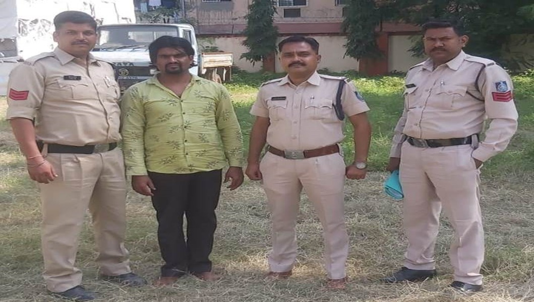 धार पुलिस ने रक्षाबंधन के दिन सजायाफ्ता आदतन आरोपी पिंटु साठे पर NSA के तहत की कार्यवाही कर भेजा जेल