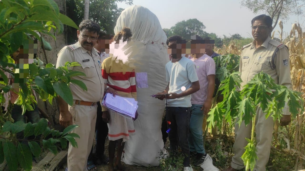 वरला अवैध तरीके से खेतमें गांजे की खेती करने वाले  किरता किराड़े को वरला पुलिस ने पकड़ा 67 पौधे 53 किलो वजन के साथ पुलिस कि गिरफ्त में