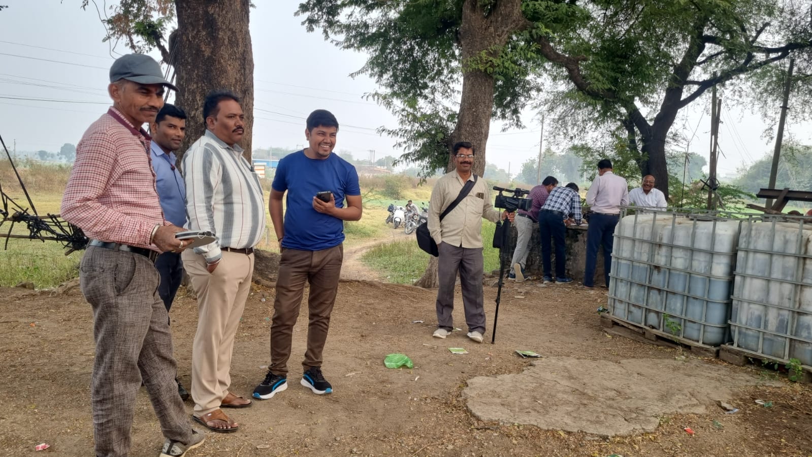 कुक्षी नवीन बसस्टेंड के लिए राजस्व अमले ने भूमी का सीमाकन किया शिघ्र ही मिलेगी नए बसस्टेंड की सुविधा