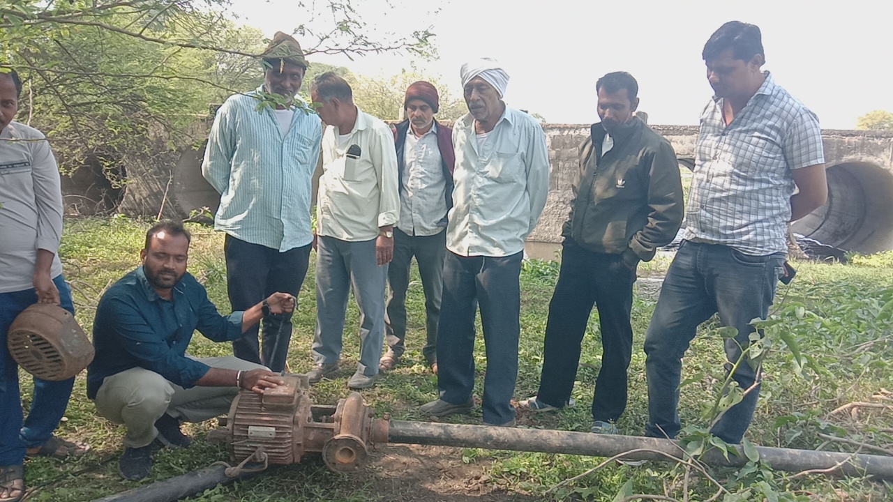 नगर अंजड़ में विद्युत मोटरचोर गिरोह फिर सक्रिय किसान परेशान फसले हो रही बर्बाद