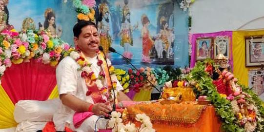 वाराणसी,चौक थाना अंतर्गत राजा दरवाजा स्थिति श्री राम जानकी मंदिर में 13 सितंबर शनिवार से भागवत कथा का भव्य आयोजन  भक्तो की उमड़ी भीड़